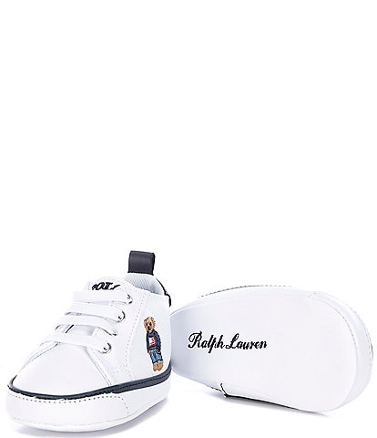 Polo Ralph Lauren Boys' Quilton Bear Hi-Top Sneaker Crib Shoes (Infant)
