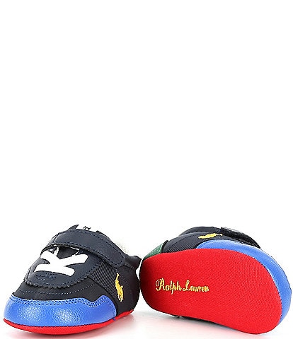 Polo Ralph Lauren Boys' Train 89 Jogger Crib Shoes (Infant)