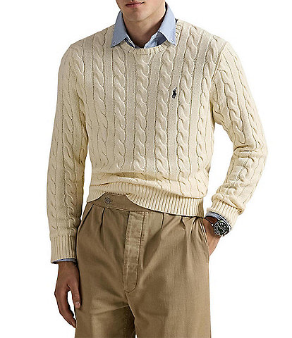 Polo Ralph Lauren Cable Knit Cotton Sweater