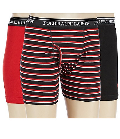 Polo Ralph Lauren Classic Fit Assorted Boxer Briefs 3-Pack