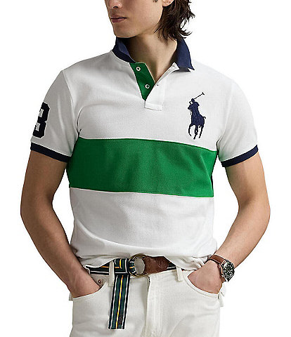 Polo Ralph Lauren Classic Fit Big Pony Mesh Short Sleeve Polo Shirt