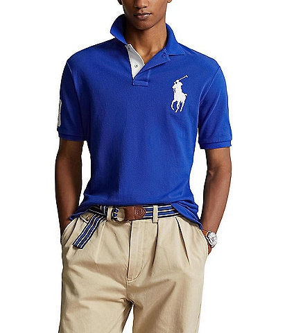 Polo Ralph Lauren Classic Fit Big Pony Short Sleeve Mesh Polo Shirt