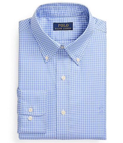 Polo Ralph Lauren Classic Fit Button-Down Collar Check Dobby Dress Shirt