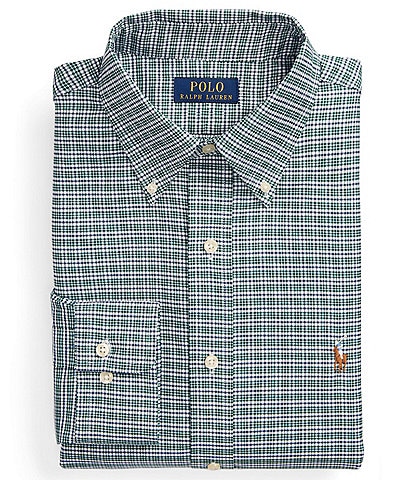 Polo Ralph Lauren Classic Fit Button-Down Collar Check Pinpoint Dress Shirt