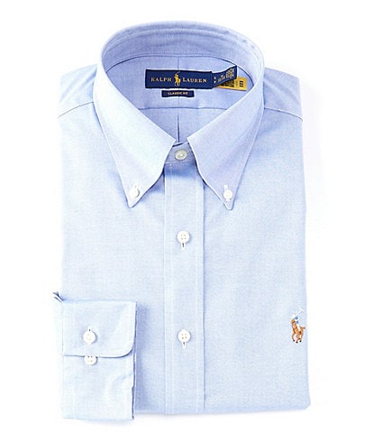 Polo Ralph Lauren Classic-Fit Button Down Point Collar Dress Shirt
