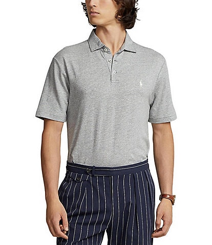 Polo Ralph Lauren Classic Fit Cotton Linen Short Sleeve Polo Shirt