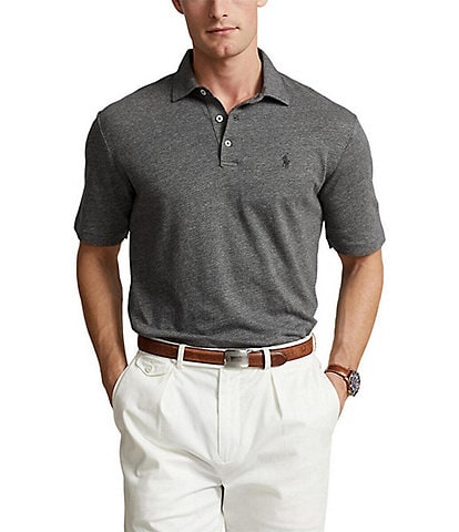 Polo Ralph Lauren Classic Fit Cotton Linen Short Sleeve Polo Shirt