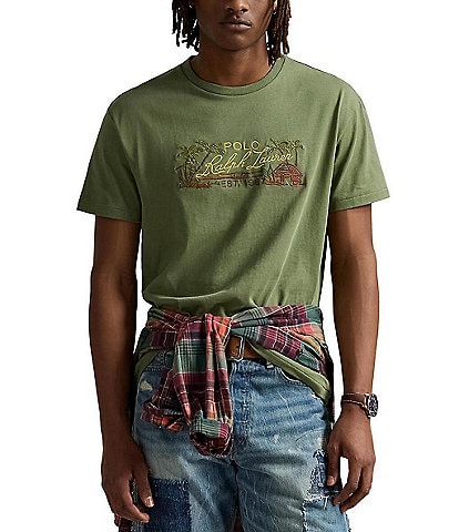 Polo Ralph Lauren Classic Fit Embroidered Jersey Short Sleeve T-Shirt