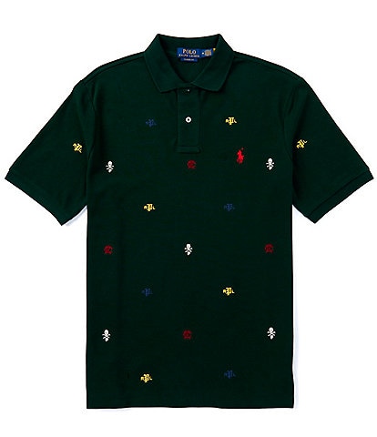 Polo Ralph Lauren Classic-Fit Embroidered Mesh Short Sleeve Polo Shirt