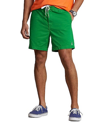 Polo Ralph Lauren Classic-Fit Flat-Front Stretch Prepster 6#double; Inseam Chino Shorts