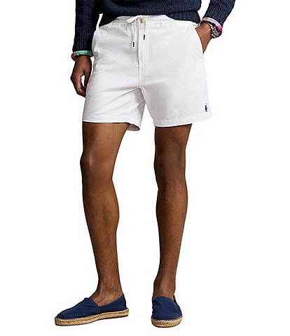 Polo Ralph Lauren Classic-Fit Flat-Front Stretch Prepster 6" Inseam Chino Shorts
