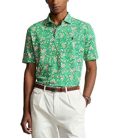 Polo Ralph Lauren Classic Fit Floral Print Short Sleeve Polo Shirt