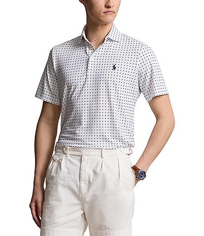 Polo Ralph Lauren Classic Fit Geometric Print Short Sleeve Polo Shirt