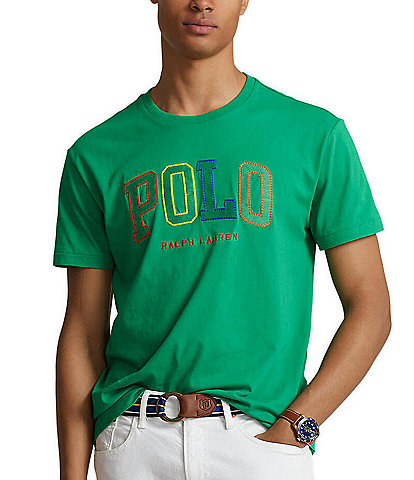 Polo Ralph Lauren Classic Fit Graphic Logo Jersey Short Sleeve T-Shirt