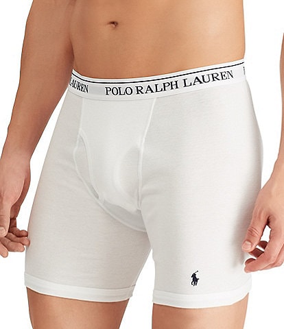 Polo Ralph Lauren Classic Fit Long Leg Boxer Briefs 3-Pack
