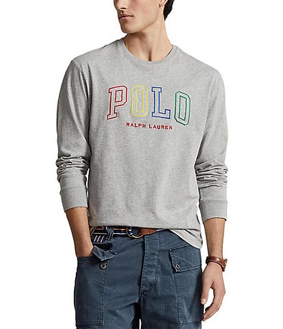 Polo Ralph Lauren Classic-Fit Long Sleeve Logo Jersey T-Shirt
