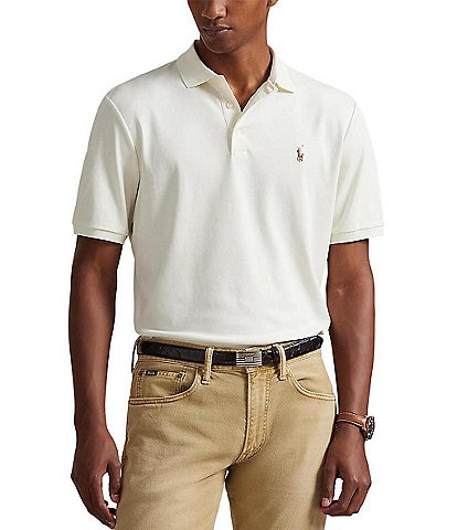 Polo Ralph Lauren Classic Fit Multi-Colored Pony Soft Cotton Polo Shirt
