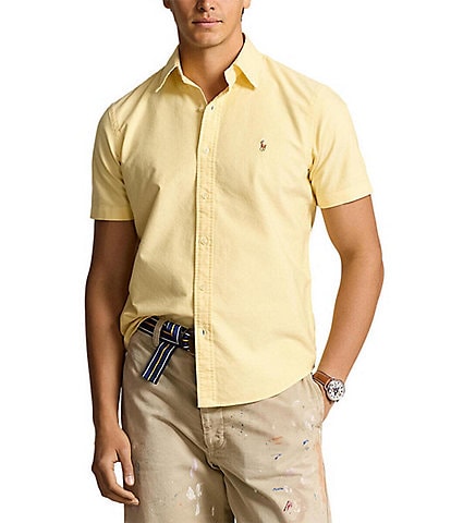 Polo Ralph Lauren Classic-Fit Oxford Short-Sleeve Woven Shirt