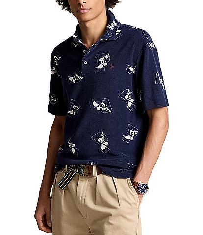 Polo Ralph Lauren Classic Fit P-Wing Terry Short Sleeve Polo Shirt
