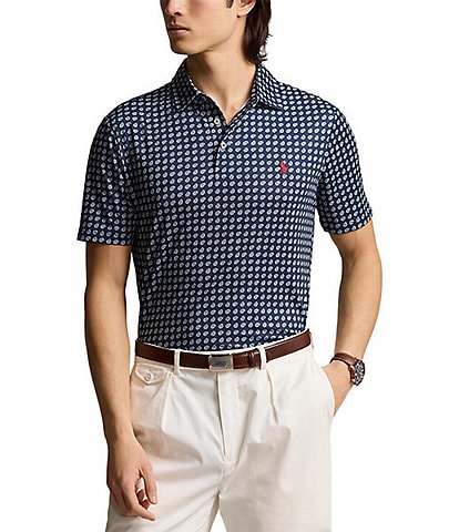 Polo Ralph Lauren Classic Fit Performance Stretch Foulard Short Sleeve Polo Shirt