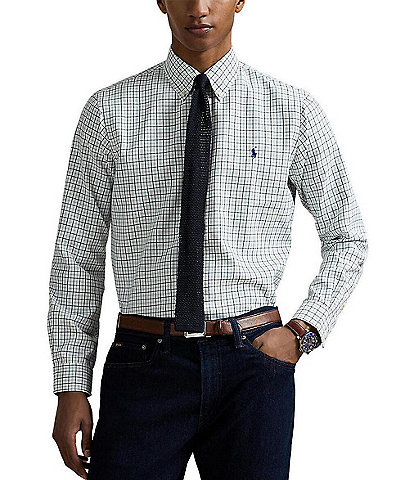 Polo Ralph Lauren Classic Fit Performance Stretch Oxford Long Sleeve Woven Shirt