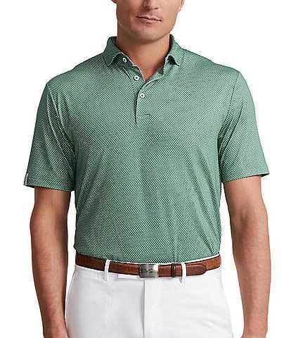 Polo Ralph Lauren Classic-Fit Performance Stretch Pin Dot Short Sleeve Polo Shirt