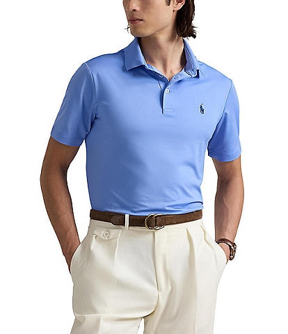Polo Ralph Lauren Classic Fit Plain Performance Stretch Short Sleeve Polo Shirt