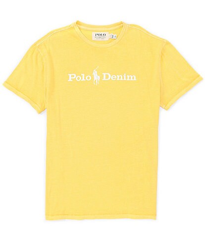 Polo Ralph Lauren Classic-Fit Polo Denim Logo Short-Sleeve Tee