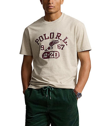 Polo Ralph Lauren Classic Fit Short Sleeve Jersey Graphic T-Shirt