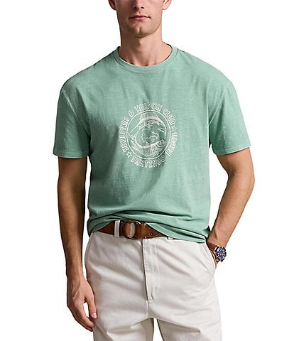 Polo Ralph Lauren Classic Fit Slub Jersey Graphic Short Sleeve T-Shirt