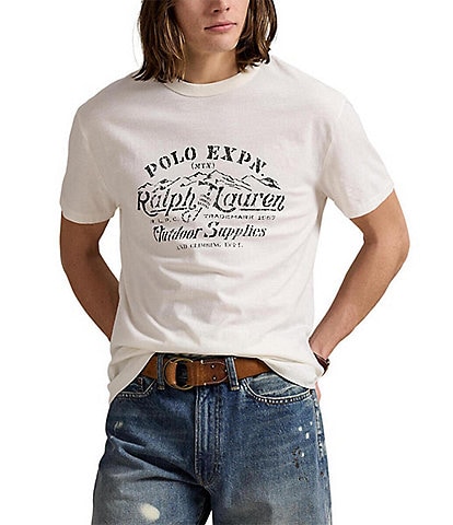 Polo Ralph Lauren Classic Fit Slub Jersey Graphic Short Sleeve T-Shirt