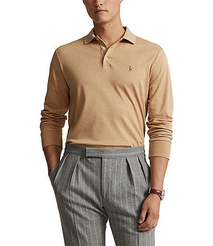 Polo Ralph Lauren Classic Fit Soft Cotton Long Sleeve Polo Shirt