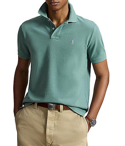 Polo Ralph Lauren Classic Fit Solid Cotton Mesh Polo Shirt