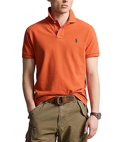 Polo Ralph Lauren Classic Fit Solid Cotton Mesh Polo Shirt