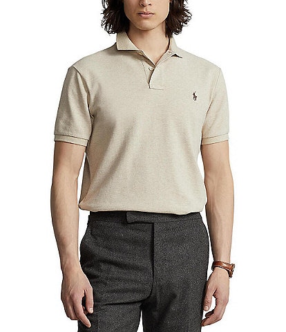 Polo Ralph Lauren Classic Fit Solid Cotton Mesh Polo Shirt