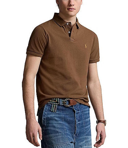 Polo Ralph Lauren Classic Fit Solid Cotton Mesh Polo Shirt