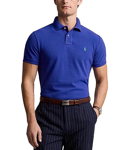 Polo Ralph Lauren Classic Fit Solid Cotton Mesh Polo Shirt