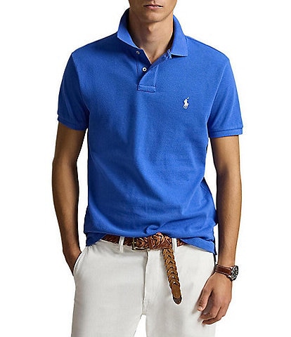 Polo Ralph Lauren Classic Fit Solid Cotton Mesh Polo Shirt