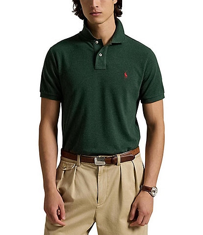 Polo Ralph Lauren Classic Fit Solid Cotton Mesh Polo Shirt