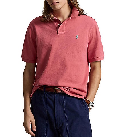 Polo Ralph Lauren Classic Fit Solid Cotton Mesh Polo Shirt