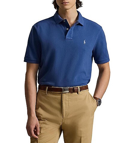 Polo Ralph Lauren Classic Fit Solid Cotton Mesh Polo Shirt