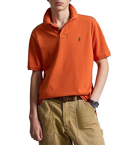 Polo Ralph Lauren Classic Fit Solid Cotton Mesh Polo Shirt