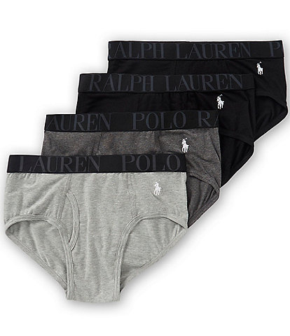 Polo Ralph Lauren Classic Fit Stretch Briefs 4-Pack