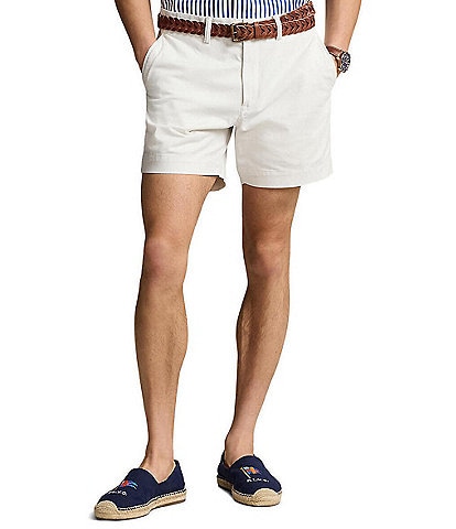Polo Ralph Lauren Stretch Classic-Fit Chino 6#double; Inseam Shorts