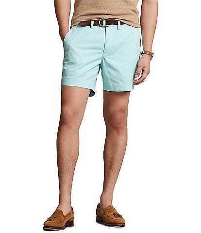 Polo Ralph Lauren Classic-Fit Stretch Chino 6#double; Inseam Shorts