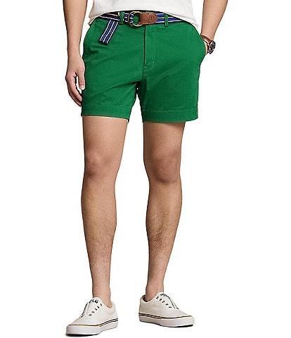 Polo Ralph Lauren Stretch Classic-Fit Chino 6" Inseam Shorts