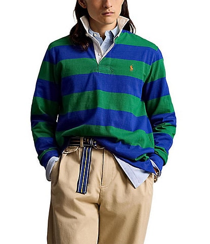 Polo Ralph Lauren Classic Fit Striped Long Sleeve Rugby Shirt