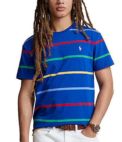 Polo Ralph Lauren Classic-Fit Striped Short Sleeve Jersey T-Shirt
