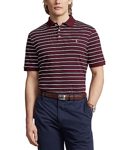 Polo Ralph Lauren Classic Fit Camo Mesh Polo Shirt Men's Clothing : SM