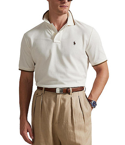 Polo Ralph Lauren Classic Fit Tipped Mesh Short Sleeve Polo Shirt